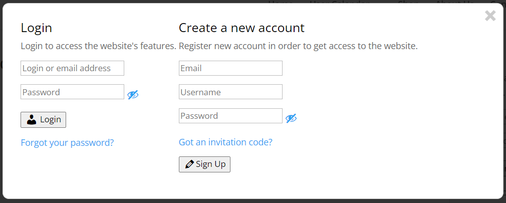 Standard style example - WordPress Login Plugin