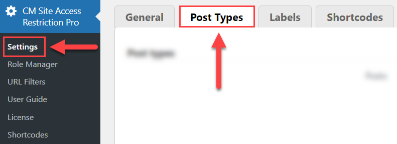 Restricting specific post types - WordPress Restrict Content