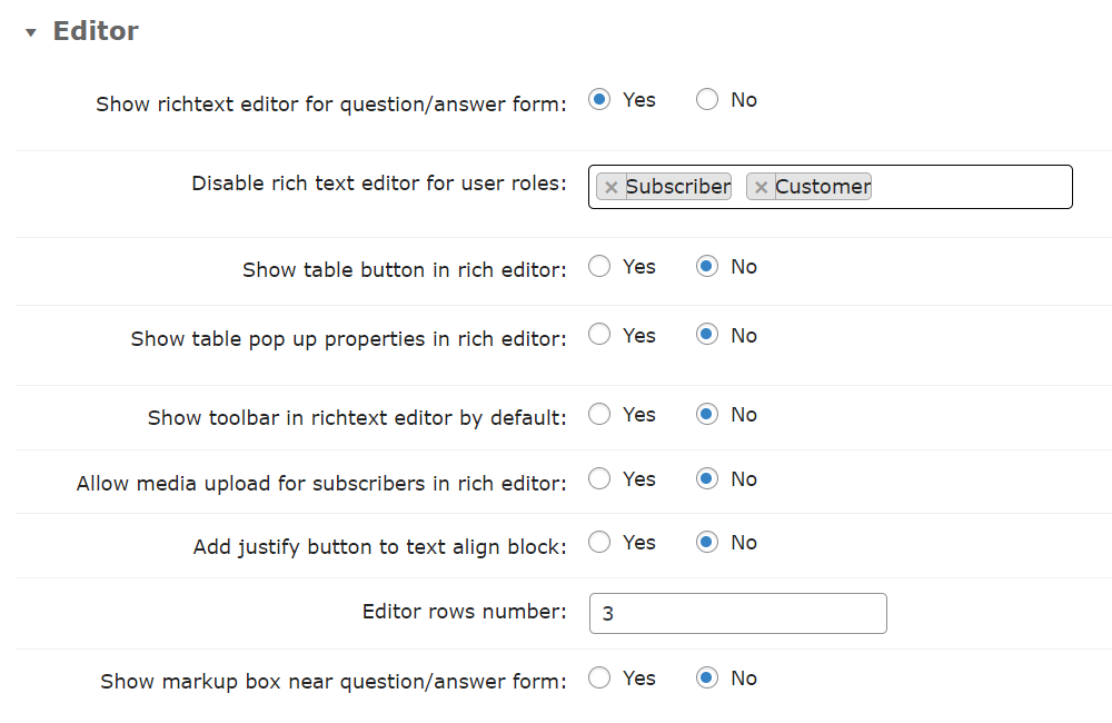 Setting up the question submission form - WordPress Question and Answer Plugin