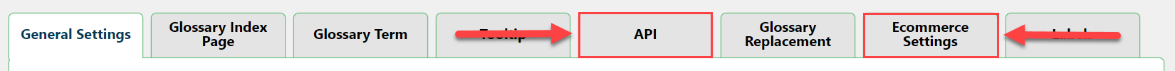 API and Ecommerce settings - WordPress as a Wiki