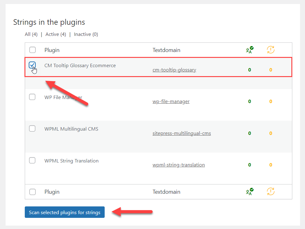 Scanning the glossary plugin for detecting labels - Wiki Plugin for WordPress