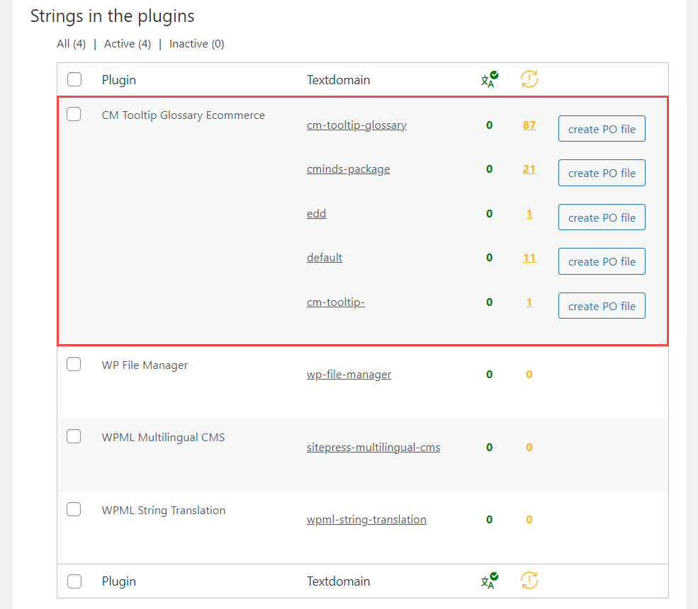 Scan results - Wiki for WordPress