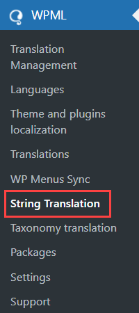 String translation - Wiki WordPress Plugin