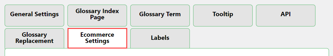 Ecommerce settings - WordPress as a Wiki