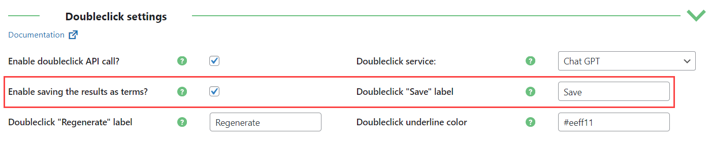 Enabling storing temporary definitions to the glossary database - Tooltip WordPress Plugin