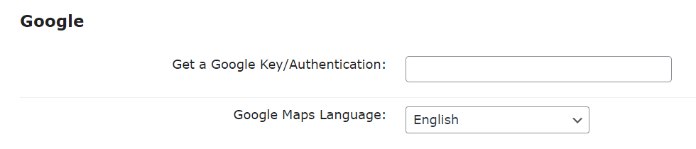 Google settings - WordPress Plugin for Member Directory