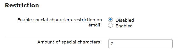 Additional restriction settings - IP Blacklist WordPress Plugin