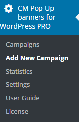 Creating new popup campaign - Timed Popup WordPress Plugin