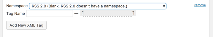 Creating custom XML tag - WordPress RSS Multi Importer Plugin