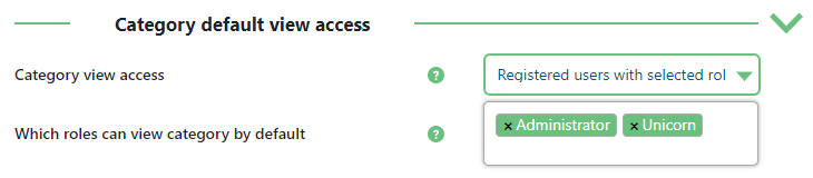 Category default view access settings - Knowledge Base WordPress Plugin