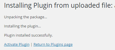 Activating the plugin - Content Gate