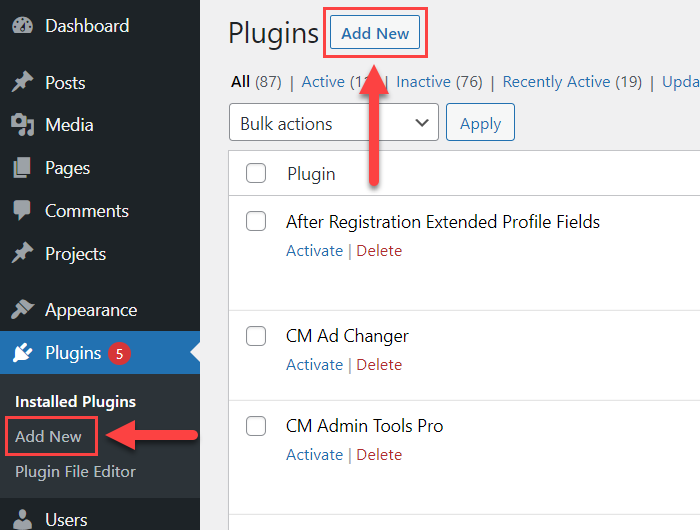 Adding new plugin - Wiki Plugin for WordPress