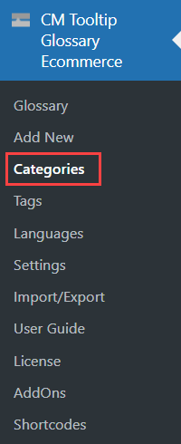 Navigation to the page with categories - WordPress Knowledge Base Plugin