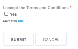 Adding 'Terms and Conditions' information - WordPress Plugin for Scheduling Consultations