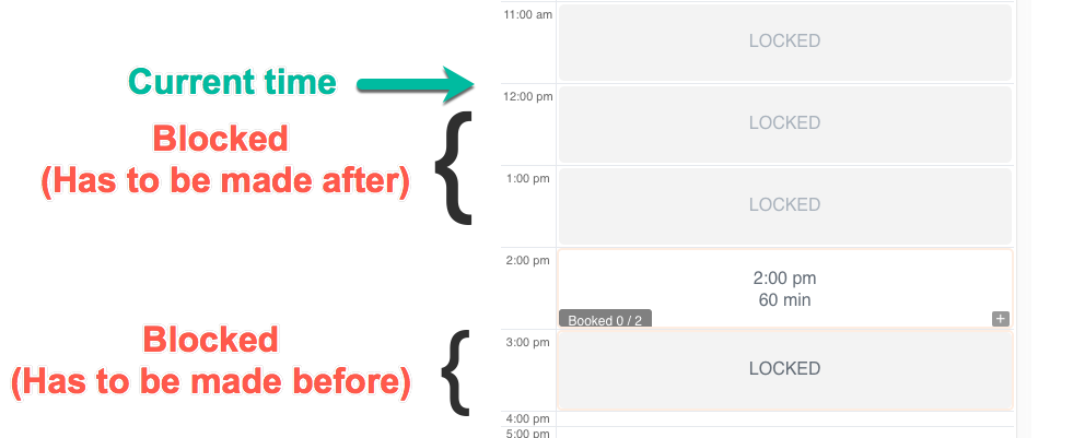 Booking time availability - Booking Plugin WordPress