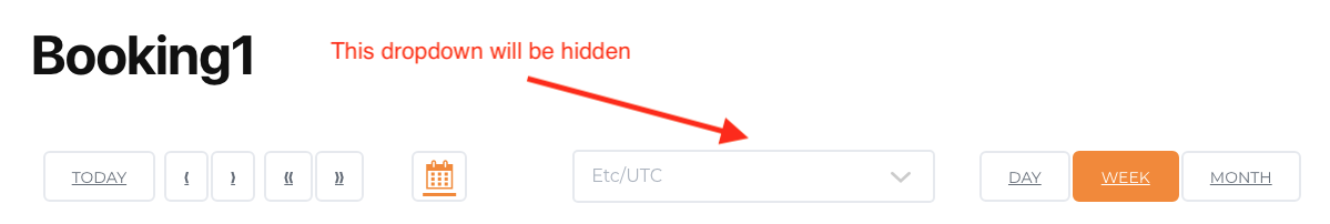 Timezone dropdown on the front-end - Appointment Scheduling Plugin WordPress