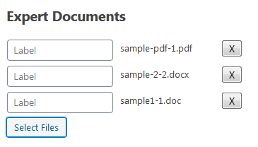 Adding documents - WordPress Plugin for Member Directory