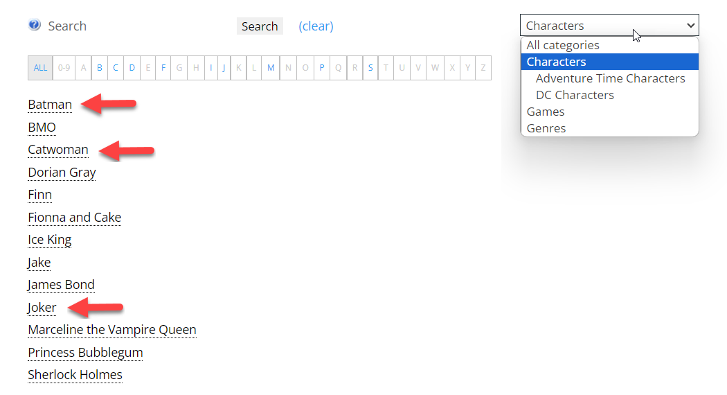 Parent category which includes terms of child categories - Wiki for WordPress