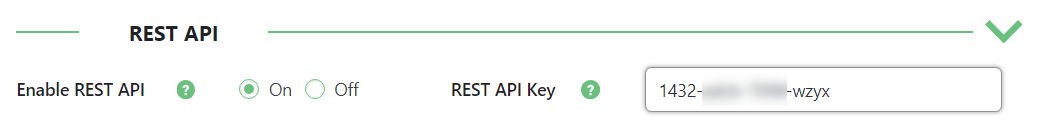 REST API settings - FAQ Search WordPress Plugin