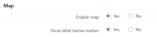 Map settings - Google Maps WordPress Plugin