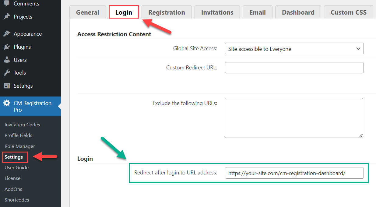 Redirect after login - WordPress Social Sign In Plugin