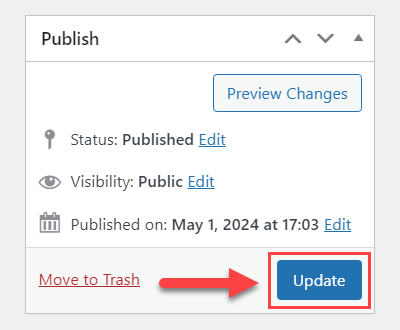 Updating the post - WordPress Citation Plugin