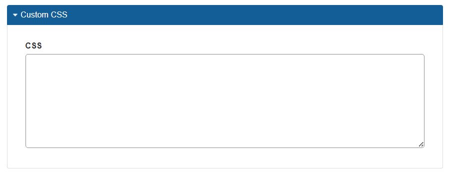 Custom CSS setting - WP Popups