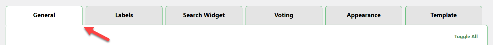 General tab - Best FAQ Plugin WordPress