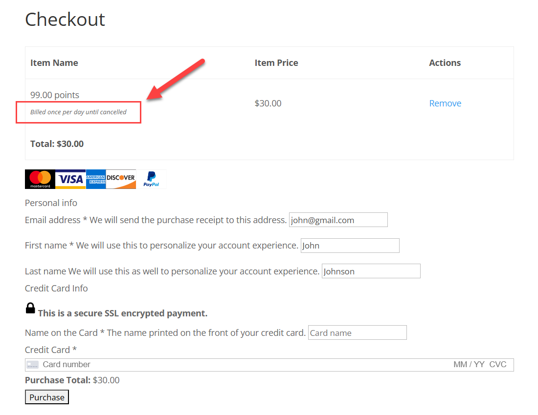 EDD checkout page - MicroPayments Plugin