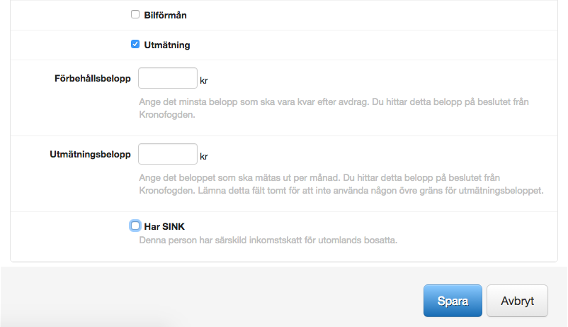 Hur mycket får du behålla?