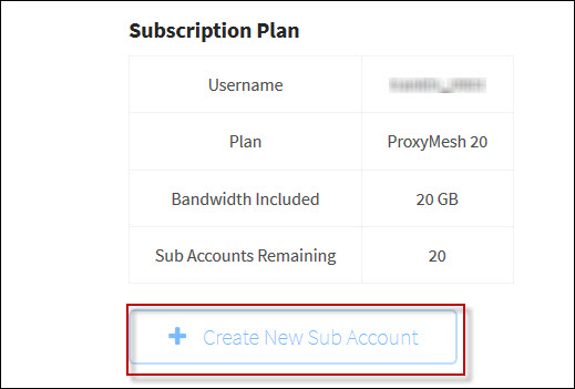 Subscription Plan