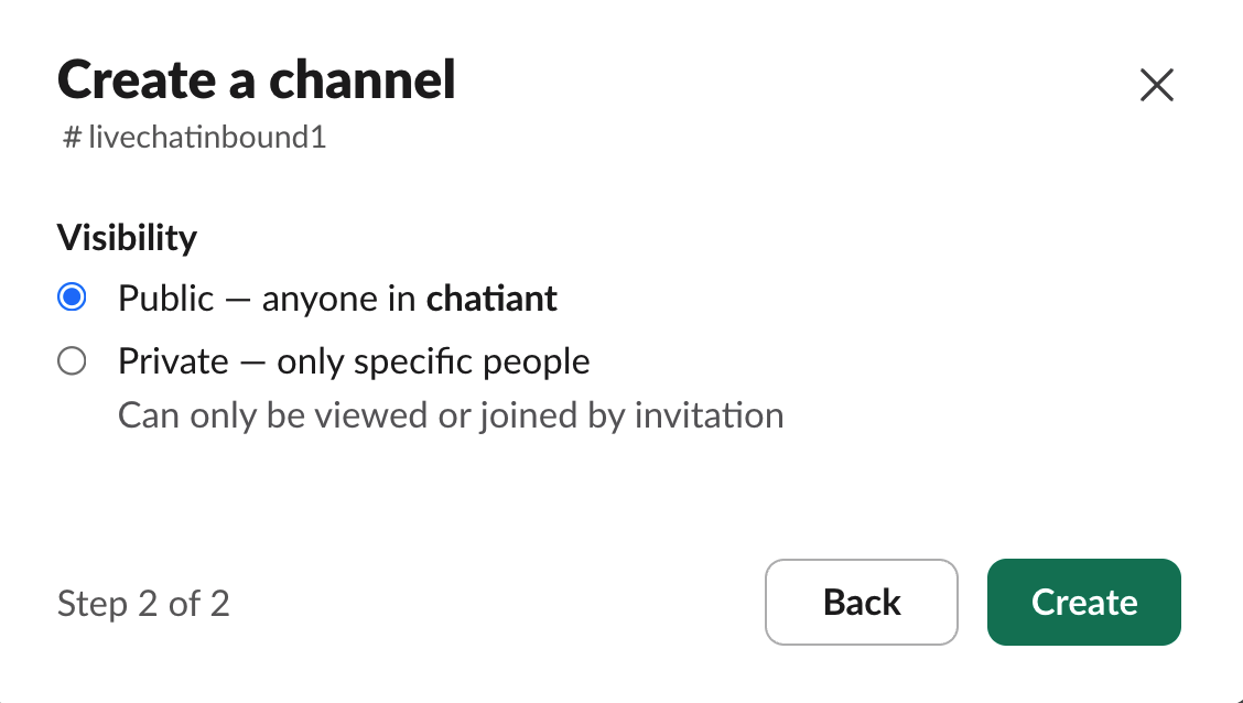 Public Channel
