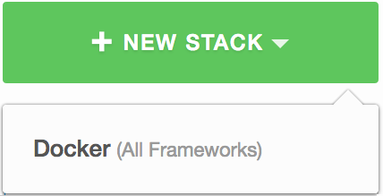 Build a new docker stack from the dashboard