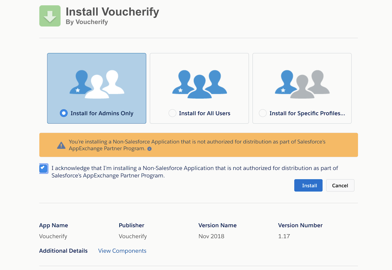 Install Voucherify