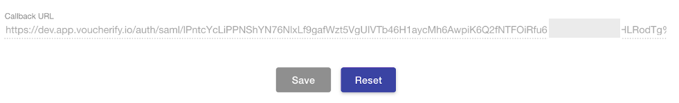 Callback URL