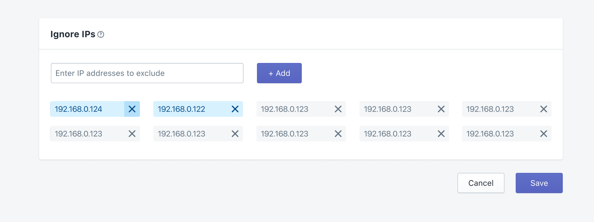 IP in Product Filter and Search