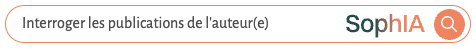 Capture d'écran Cairn.info : boîte de recherche SophIA sur les pages auteur, avec le texte