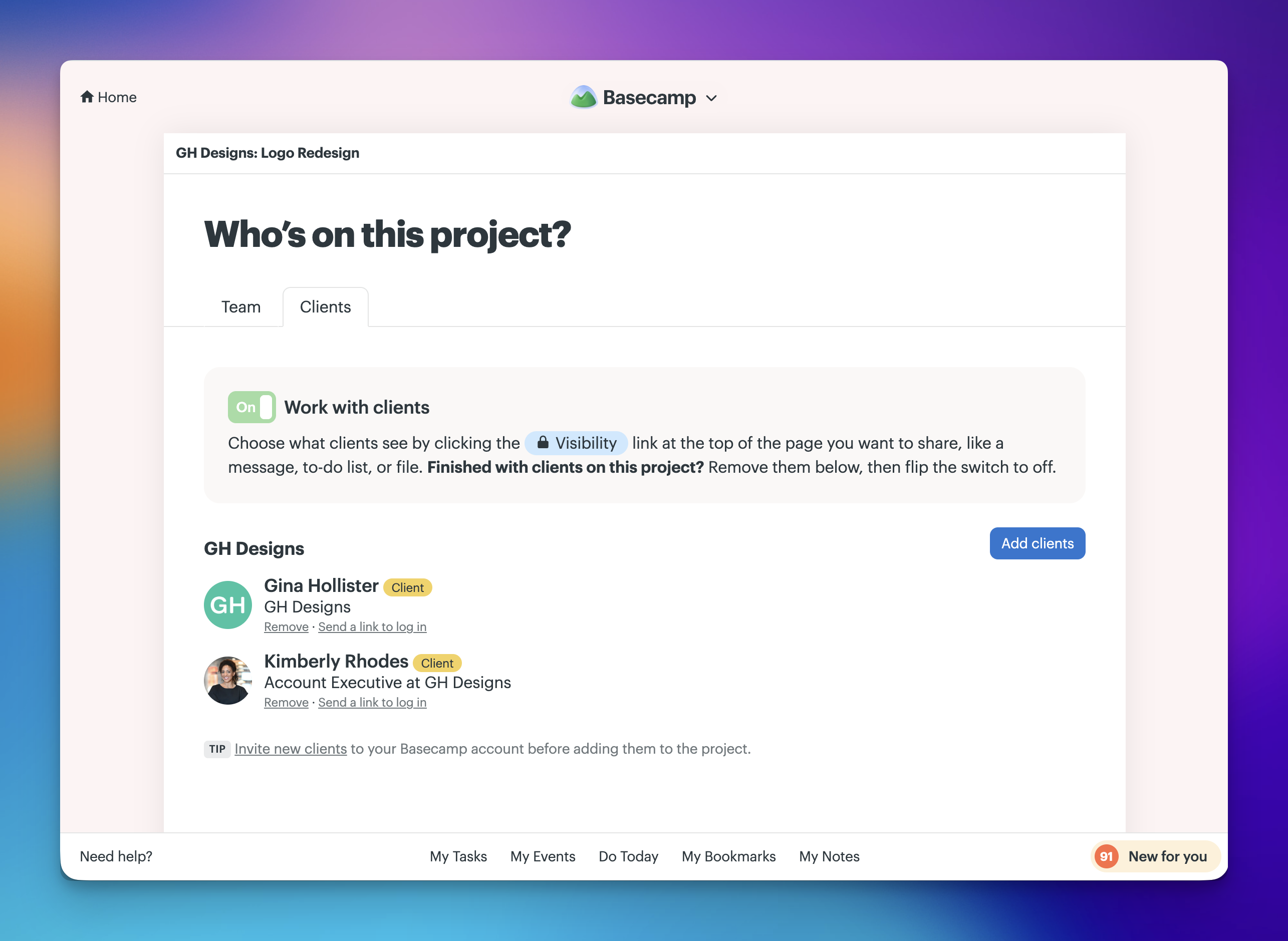 A screenshot of