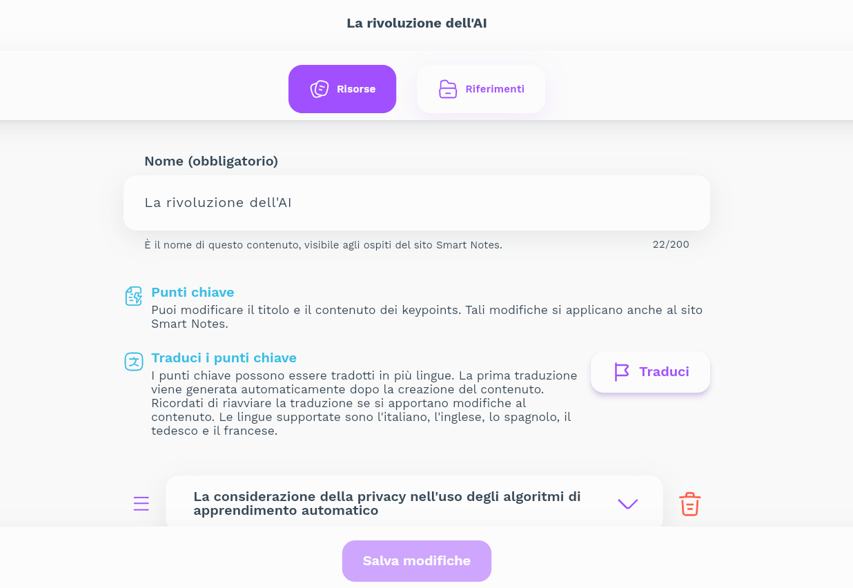 Botón Traducir, para iniciar la traducción manual tras un cambio de contenido