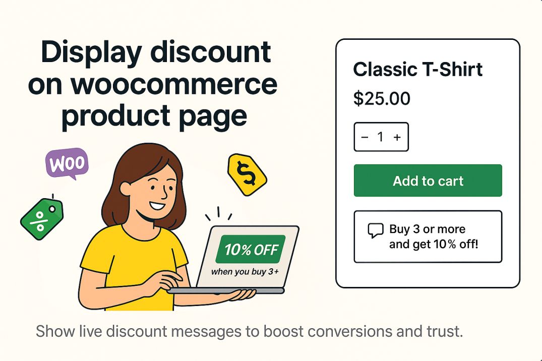 Product page discount