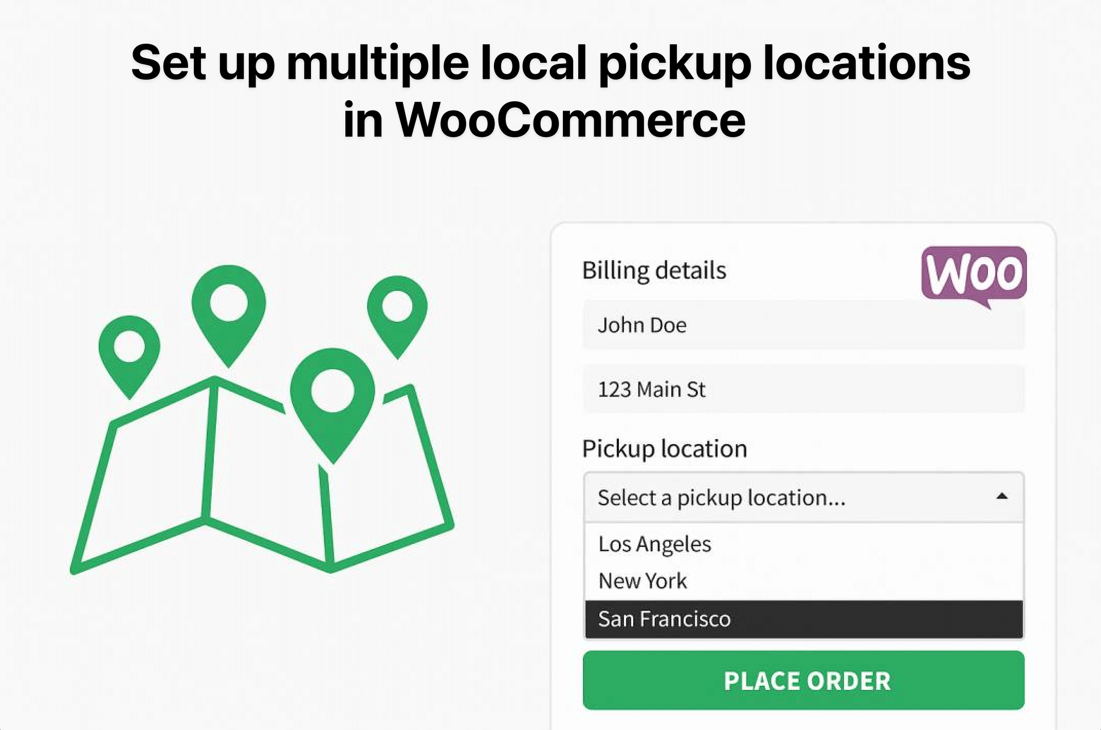 Multiple pickup locations