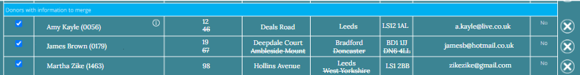 ExpensePlus 'Import Donor Information from LoveGiving' screen