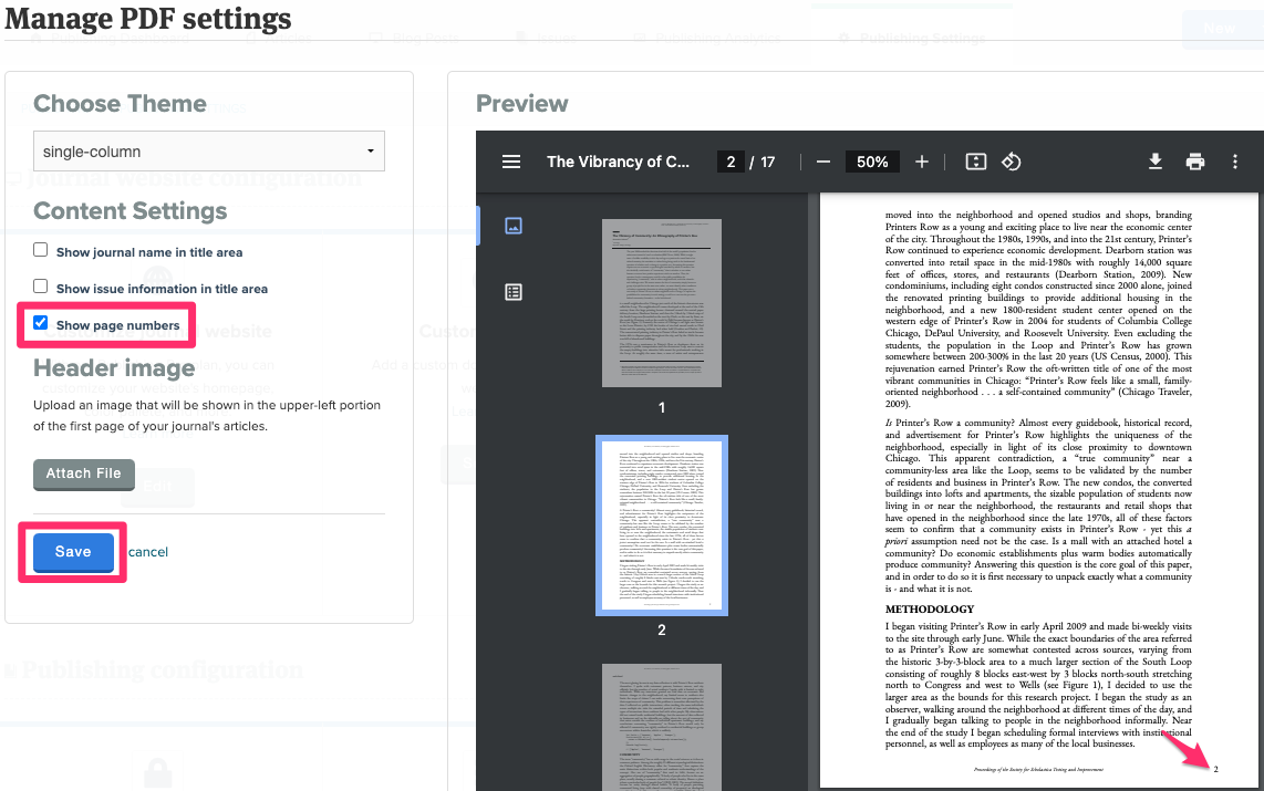 Screenshot of the