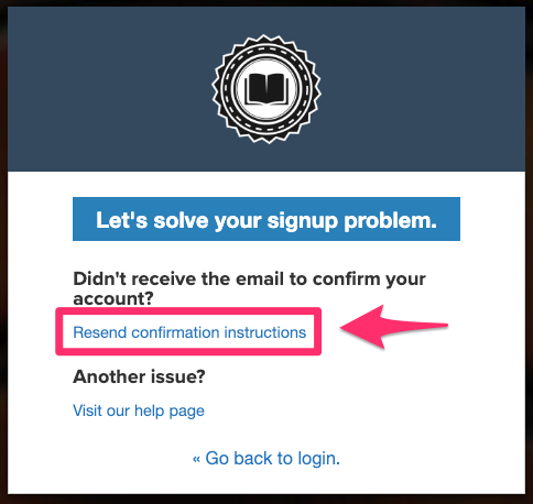 Problems with sign up page with the