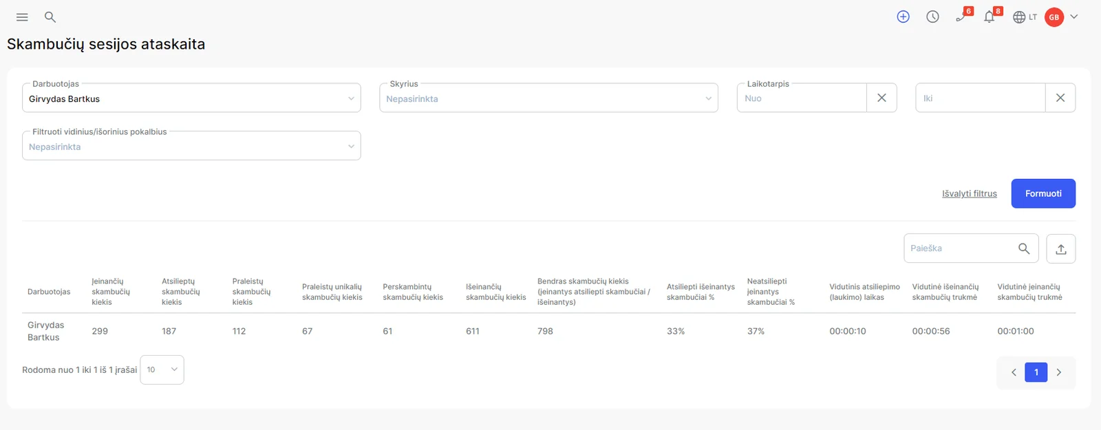 Integration setup screen 11