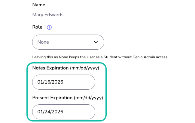 image highlights the two separate expiration dates for a multi-product org