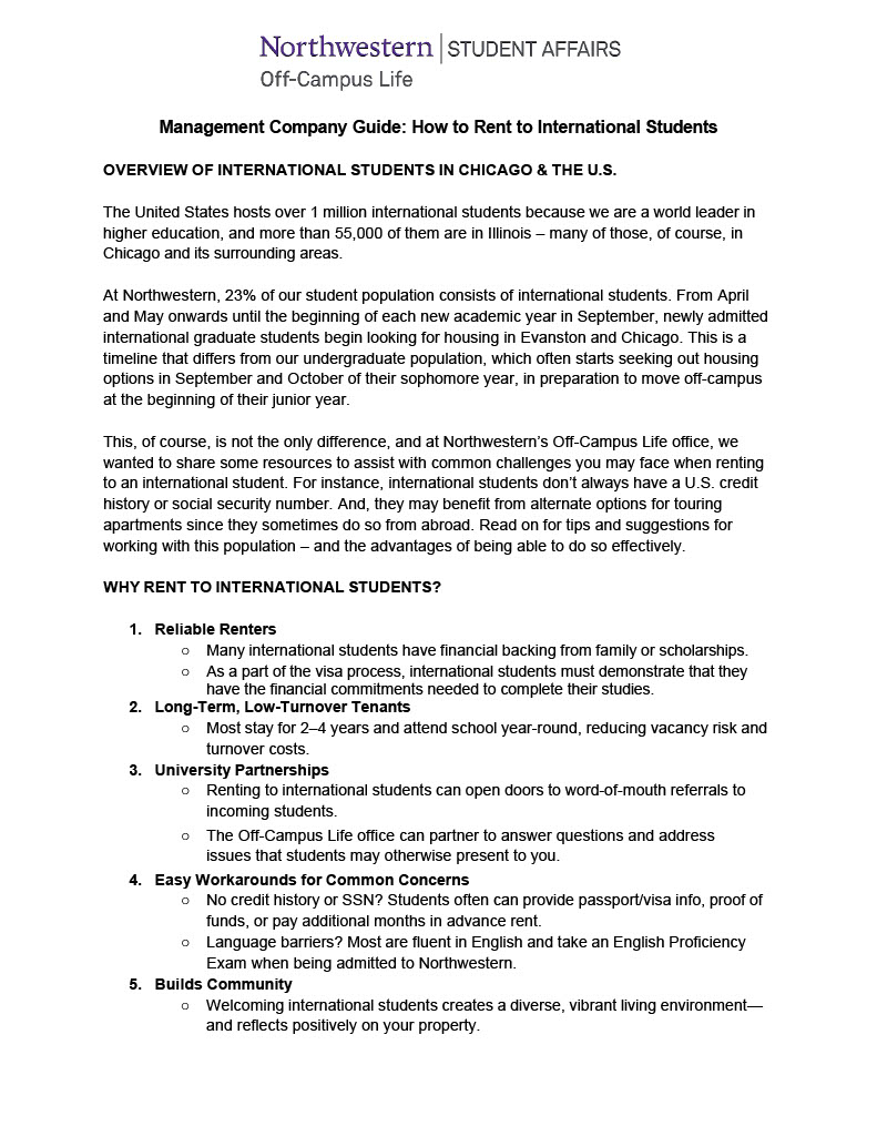 Image of How to Rent to International Students pdf