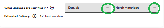 TM Support/HelpScout/Screenshots/Order Now Process 2026/Automated Transcription/2026 Screenshots/Order Now Customize language and accent automated 2026.png