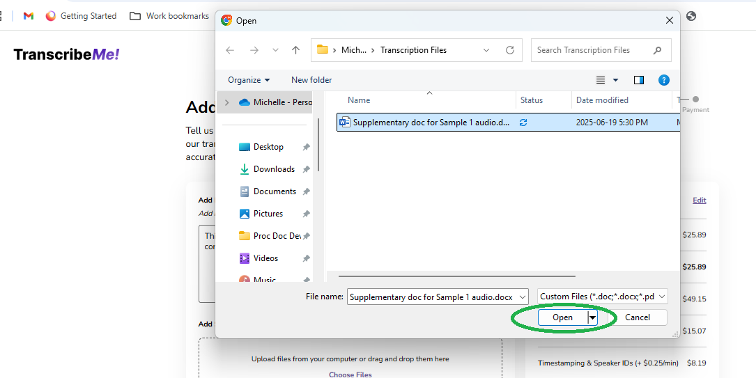 TM Support/HelpScout/Screenshots/Order Now Process 2026/Human Edited Transcription/2026 Screenshots/Order Now Nav Window for add docs Human Edited ss 1.png
