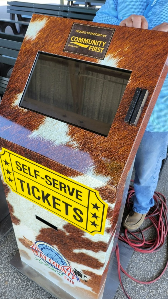 photo of chainway scanner with buttons labeled